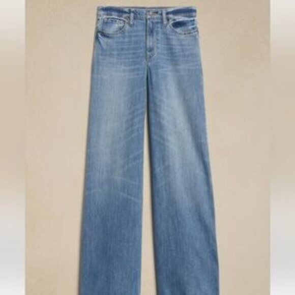 NWT BANANA REPUBLIC THE PUDDLE JEAN - Picture 4 of 4
